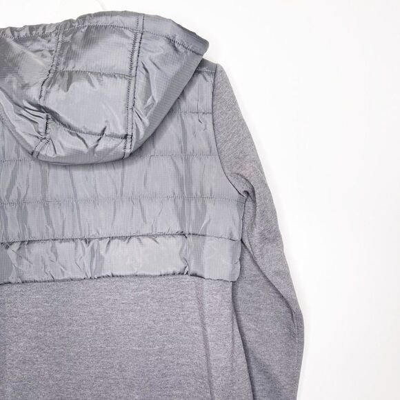 MICHAEL KORS Quilted Hooded Knit Zip Front Jacket  - Picture 11 of 15